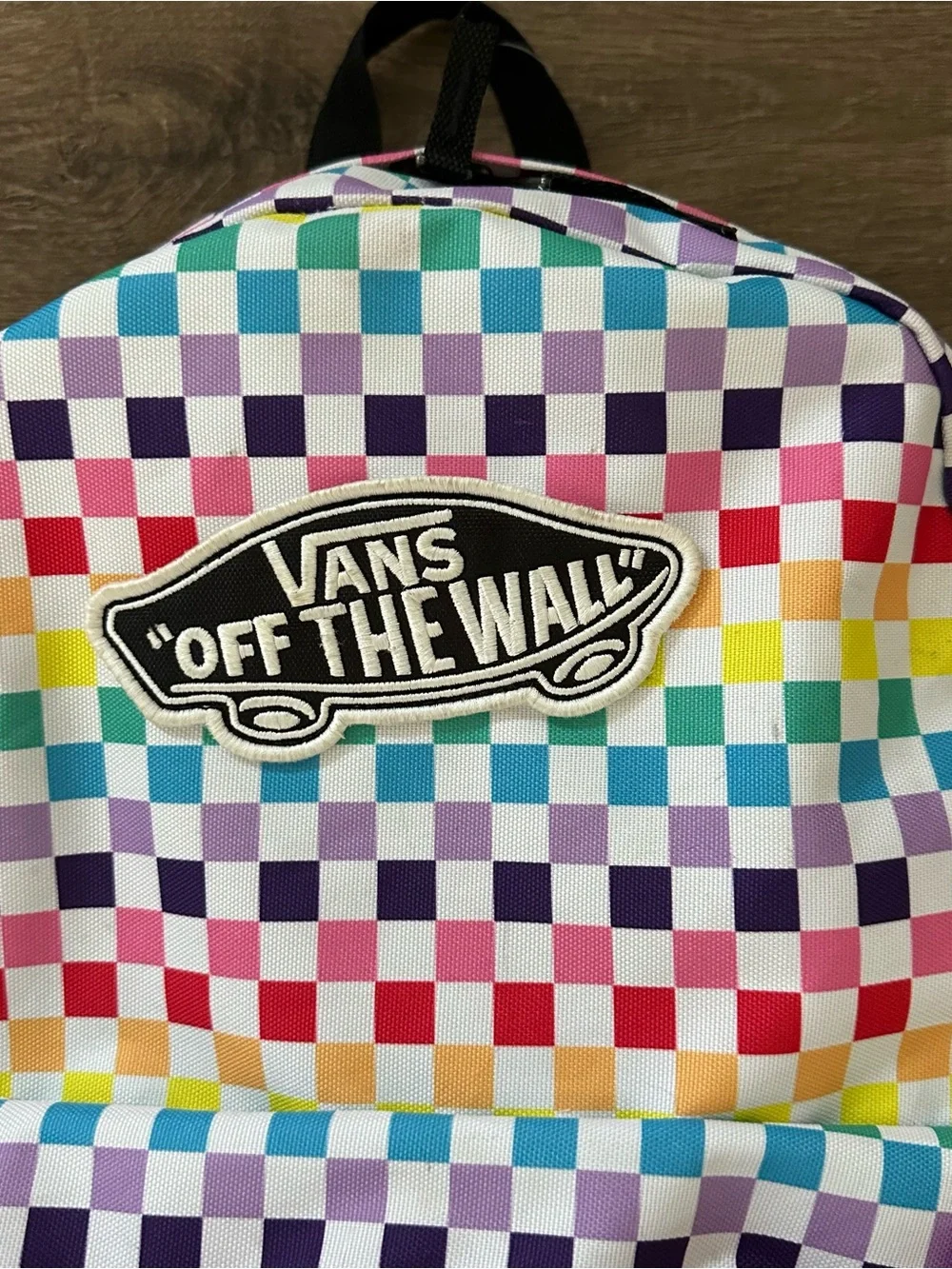 Vans Off The Wall Realm Backpack Checker Bloc